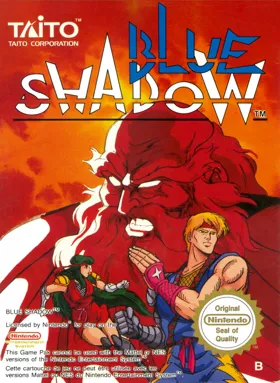 Blue Shadow (Europe) box cover front